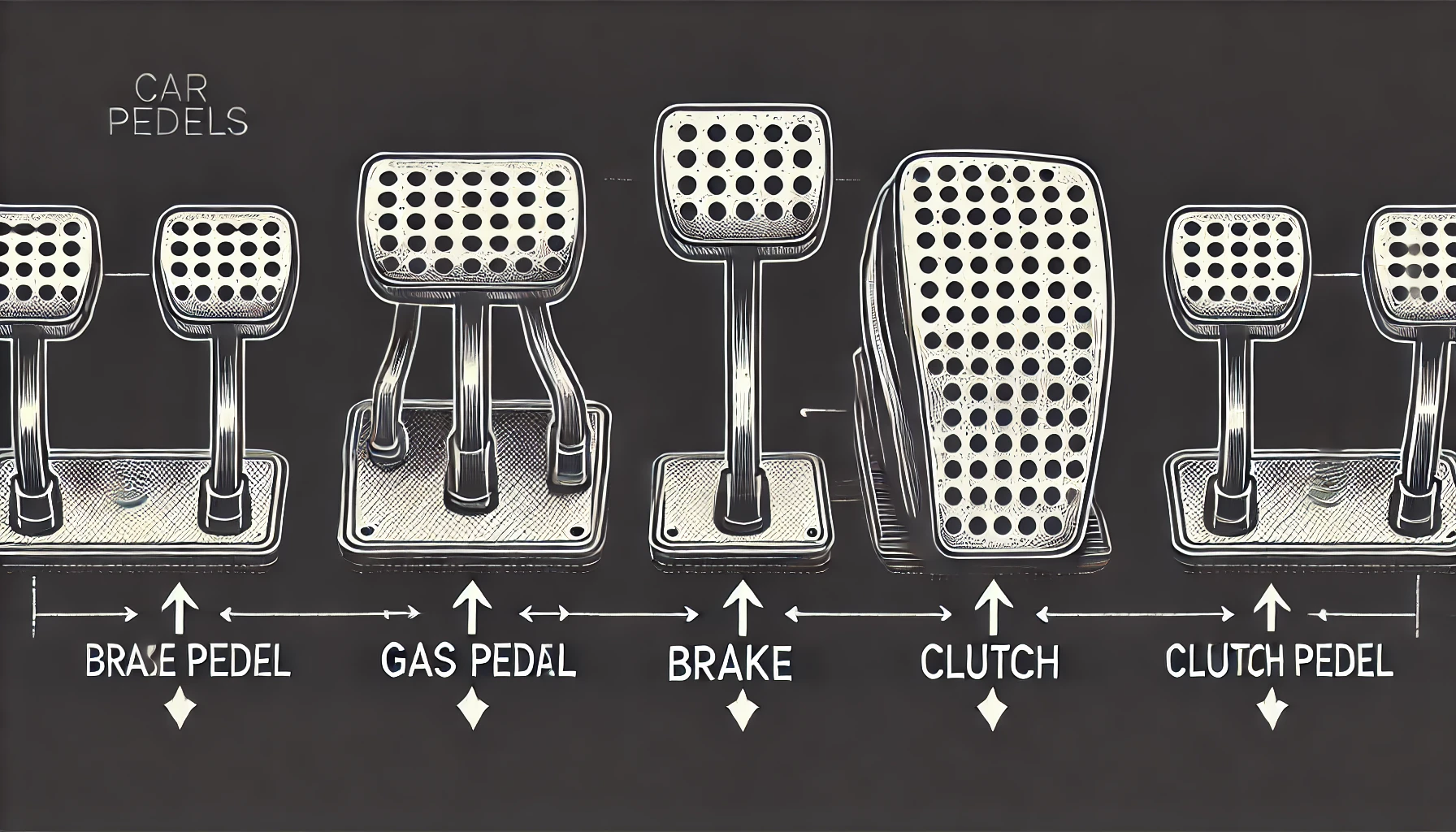 Auto Pedale – Gas, Bremse, Kupplung-