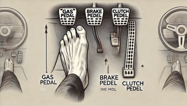 Auto Pedale – Gas, Bremse, Kupplung- was ist was