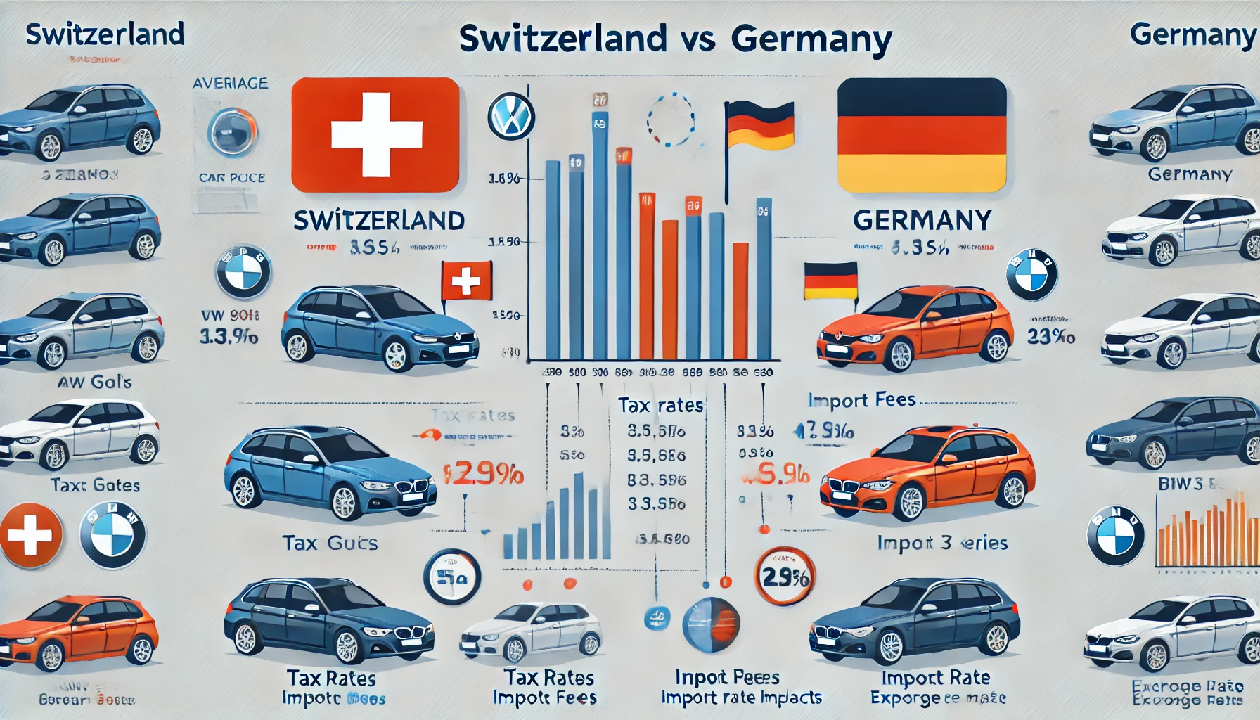 Autopreise Schweiz & Deutschland im Vergleich