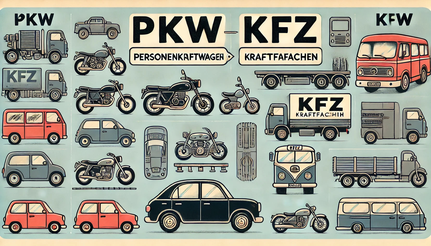 PKW & KFZ – was ist der Unterschied