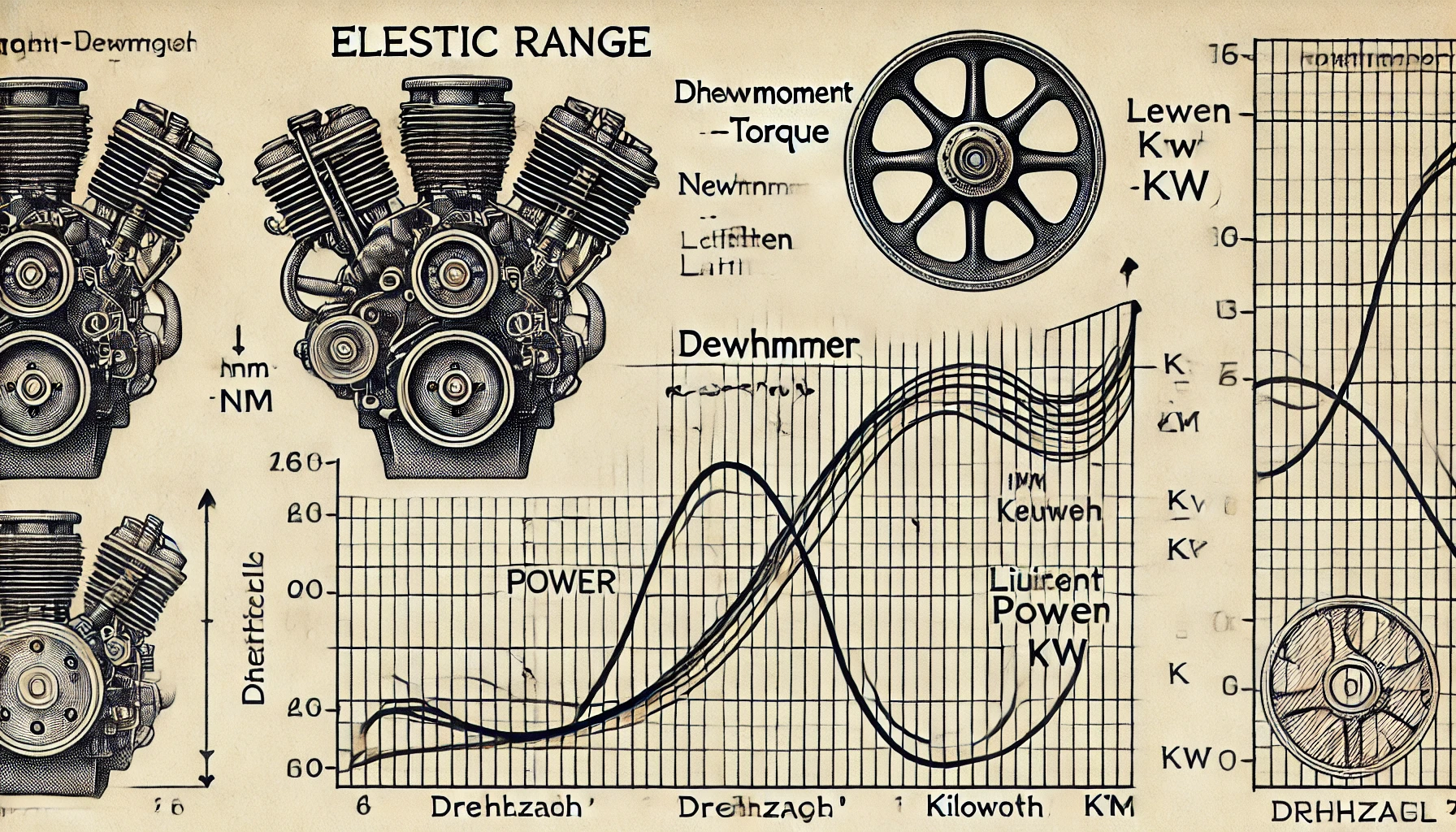 Was ist der elastische Bereich beim Motor