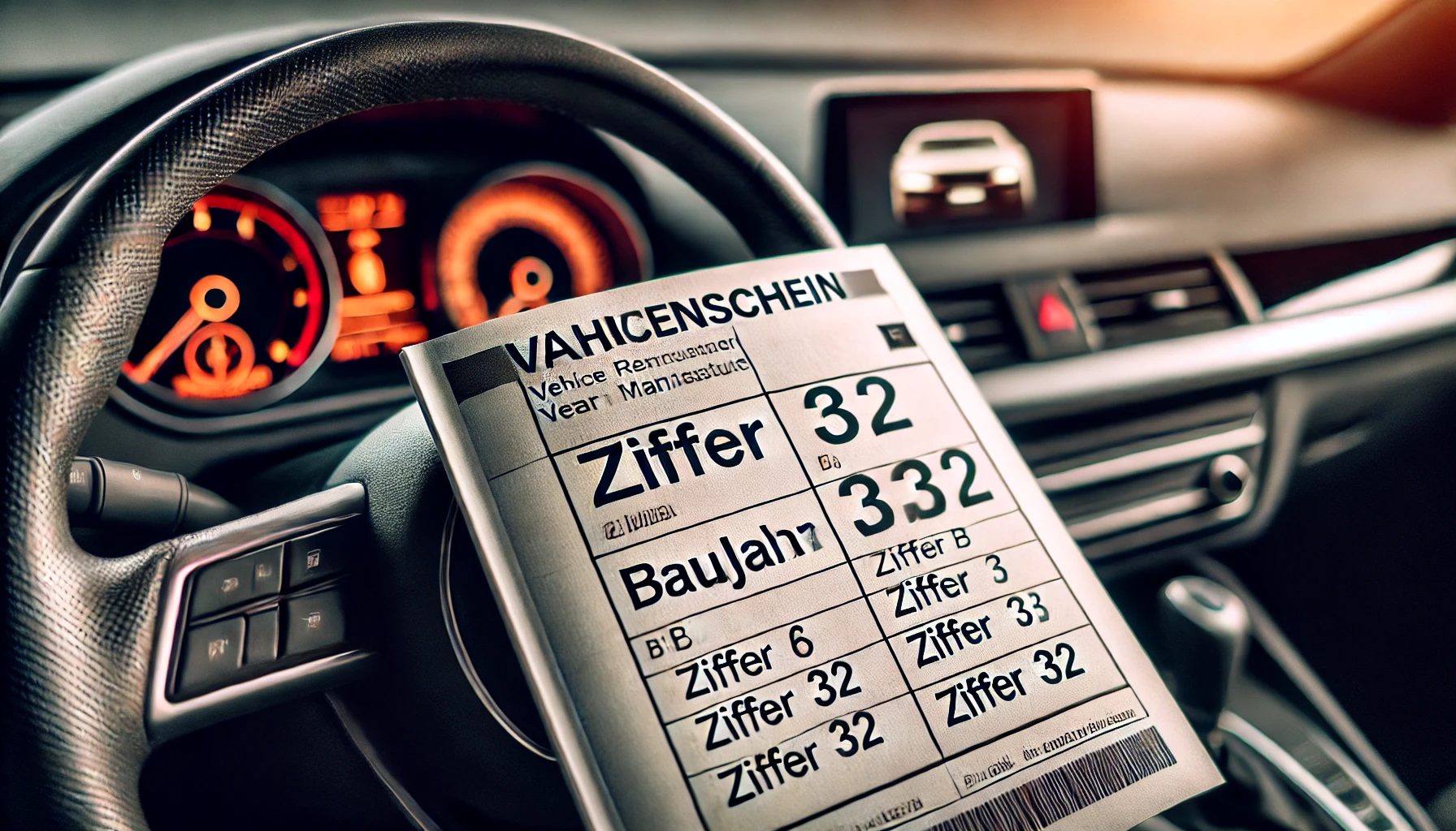 Baujahr Eines Autos