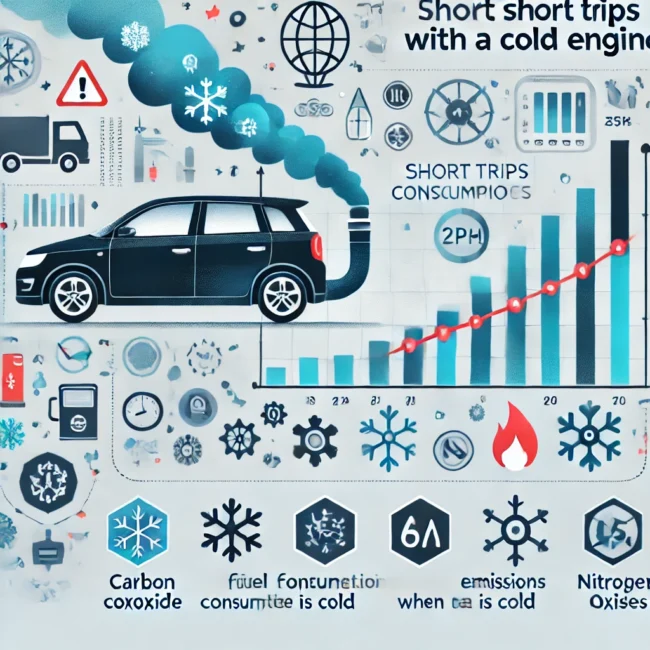 Warum sind Kurzstreckenfahrten mit kaltem Motor besonders umweltschädlich